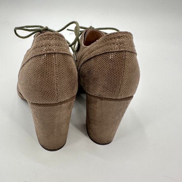 SEYCHELLES Eternity Peep Toe Lace Up Open Toe Oxford Bootie // 7.5 - Picture 7 of 11